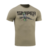 M-Tac T-Shirt Talpa med sjov snigskytte print af en blind muldvarp i bomuldsblanding, komfortabel og stilfuld.