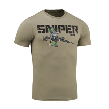 M-Tac T-Shirt Talpa med sjov snigskytte print af en blind muldvarp i bomuldsblanding, komfortabel og stilfuld.