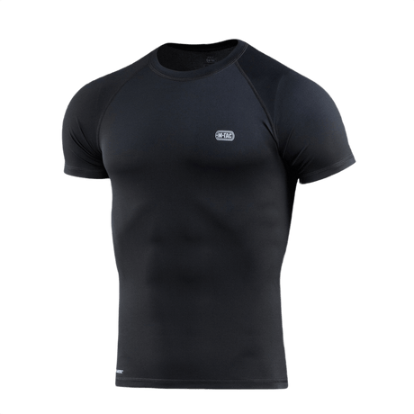 M-Tac T-shirt Ultra Light Polartec i sort farve, ideel til træning og outdoor, svedtransporterende og anatomisk pasform, Polartec® Power Dry®.