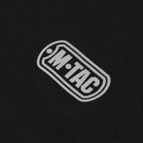 M-Tac T-shirt Ultra Light Polartec Lady i sort med reflekterende logo på brystet, Power Dry® materiale, hurtigtørrende og åndbar design.