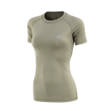 M-Tac T-shirt Ultra Light Polartec Lady i lysebrun med åndbart, hurtigtørrende Power Dry® materiale, designet til træning og hverdag.