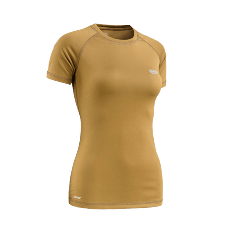 M-Tac T-shirt Ultra Light Polartec Lady i let Power Dry® materiale, perfekt til træning og daglig brug, i en lys brun nuance