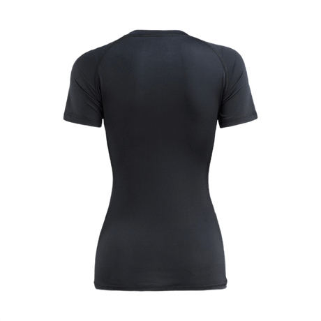 M-Tac T-shirt Ultra Light Polartec Lady i sort, bagfra, lavet af åndbart Power Dry® materiale, perfekt til træning og hverdagsbrug.