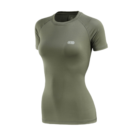 M-Tac T-shirt Ultra Light Polartec Lady til kvinder, let og åndbar med reflekterende logo, perfekt til træning og hverdagsbrug.