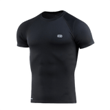M-Tac T-shirt Ultra Light Polartec i sort farve, ideel til træning og outdoor, svedtransporterende og anatomisk pasform, Polartec® Power Dry®.