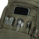 M-Tac Urban Line City Hunter Hexagon Bag med flere rum til smartphone og udstyr. Perfekt til daglig organisering og effektiv opbevaring.