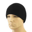 M-Tac Watch Cap Elite Fleece Beanie Hat i sort på mannequin, perfekt til koldt vejr og taktisk brug. Let, varm, holder mod vind og kulde.