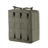 M-Tac Utility Taske Elite Small grå, slidstærk Cordura 500D, MOLLE-kompatibel, ideel til EDC og våbentilbehør, frontpanel med Laser Cut.