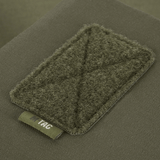 M-Tac Utility Taske Elite Small i Cordura 500D med Laser Cut MOLLE-system, tæt på visning af forstærket panel.