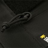 Sort lynlås detalje på M‑Tac Våbenetui 128 cm, et polstret transportetui med velcrostropper til sikker våbenopbevaring.