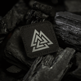 M-Tac Patch Valknut Laser Cut Odin symbol på sort baggrund