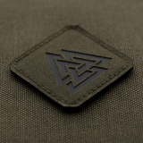 M-Tac Patch Valknut Laser Cut Odin symbol på mørk baggrund