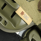 M‑Tac Vilha Hjelmcover FAST med Multicam mønster og Cordura 500D materiale, camouflagedesign til FAST-hjelme, nem Velcro-fastgørelse.