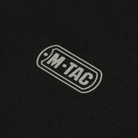 M-Tac Vinter Baselayer Thermo Shirt logo på sort fleece stof