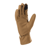 M-Tac Vinterhandsker Soft Shell i brun farve, designet til beskyttelse mod dårligt vejr, lette og funktionelle