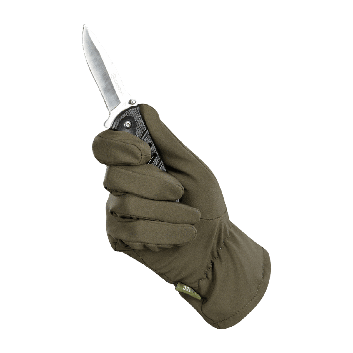 M-Tac Vinterhandsker Soft Shell holder kniv for vejrbeskyttelse og komfort