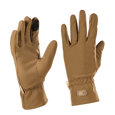 M-Tac Vinterhandsker Soft Shell i brun, letvægts og vejrbeskyttende handsker til vinterbrug