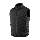 M-Tac Vytyaz Primaloft Vest i sort nylon, ideel til overgangsvejr med høj komfort og varmeisolering.