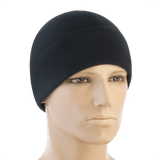 M-Tac Watch Cap Elite Fleece Beanie Hat på mannequin, let og varm hue til taktisk brug og friluftsliv