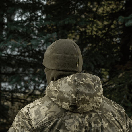 M-Tac Watch Cap Elite Fleece Beanie Hat Slimtex til taktisk brug i koldt vejr, slidstærk og let design.