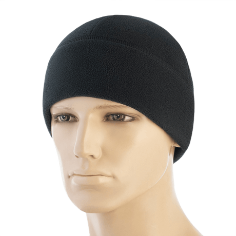 M-Tac Watch Cap Elite Fleece Beanie Hat i sort til koldt vejr, lavet af 320 g/m² fleece, perfekt til taktisk brug og vinteraktiviteter.