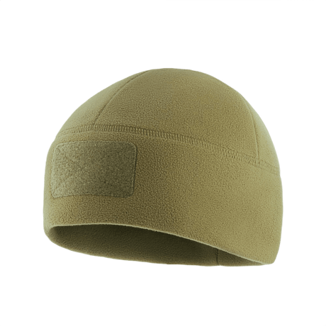 M-Tac Watch Cap Elite Fleece Beanie Hat Velcro i varm fleece med velcro-panel, perfekt til taktisk brug og vinteraktiviteter.