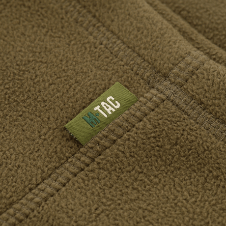 M-Tac Fleece Neck Gaiter med Snor i brun fleece materiale med logo syning, 260 g/m² polyester, justerbar for optimal komfort.