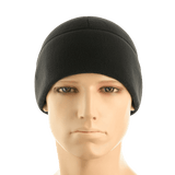 M-Tac Fleece Polartec Watch Cap i sort, vist på mannequin, lavet af slidstærk Polartec 200 fleece til kolde vejrforhold og udendørs aktivitet.