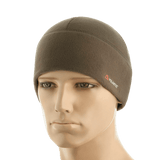 M-Tac Fleece Watch Cap Light Polartec hue i Micro Series fleece, slidstærk, vinterbeskyttelse, passe under hjelm, brun farve.