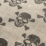 Mønster med piratkranium på M-Tac Shemagh Tørklæde Pirate Skull, 100% bomuld, 105x105 cm, til beskyttelse mod sol, sand og vind