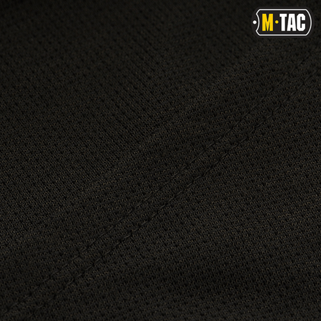 Detalje af polartec® power dry stof fra M-Tac Sweater-Ninja-Balaclava Premium med flade sømme for komfort.