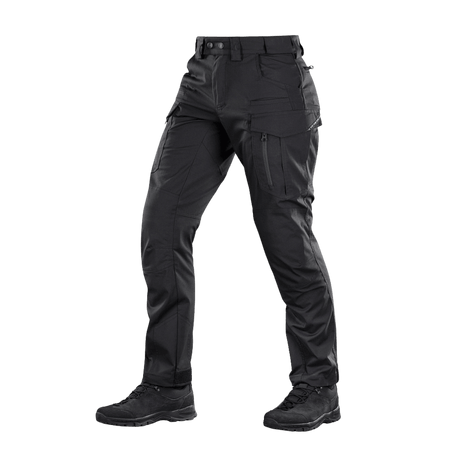 M-Tac Taktiske Bukser Patriot Gen. II Flex i letvægts rip-stop stof, ideel til hverdagsbrug og taktiske aktiviteter.