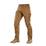 M-Tac Taktiske Bukser Patriot Gen. II Flex i letvægt rip-stop stof med sidelommer, designet til bevægelsesfrihed og alsidig brug.