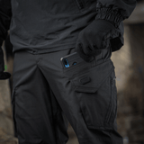 M-Tac Taktiske Bukser Aggressor Gen. II Flex med lomme detaljer for praktisk brug og holdbarhed.