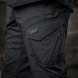 M-Tac Taktiske Bukser Aggressor Gen. II Flex i rip-stop stof med Teflon-belægning til træning, arbejde og casual brug.