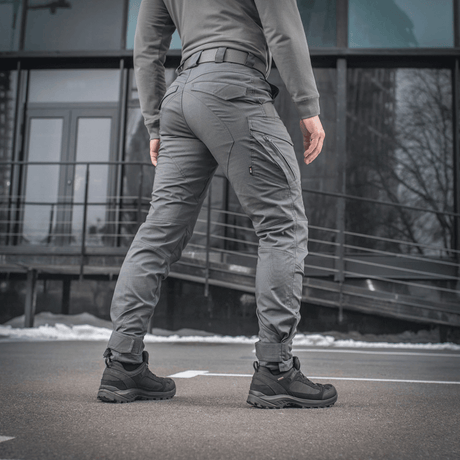 M-Tac Taktiske Bukser Aggressor Gen. II Flex egnet til træning og rejser, letvægts rip-stop materiale med Teflon-belægning.