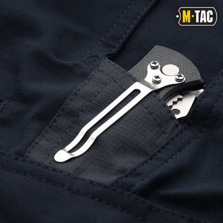 M-Tac Taktiske Bukser Aggressor Gen. II Flex med lommedetalje og rip-stop stof, ideelle til træning og rejser, med Teflon-belægning.