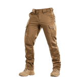 M-Tac Taktiske Bukser Aggressor Gen. II Flex i slidstærkt rip-stop stof med Teflon-belægning, ideel til træning og arbejde.