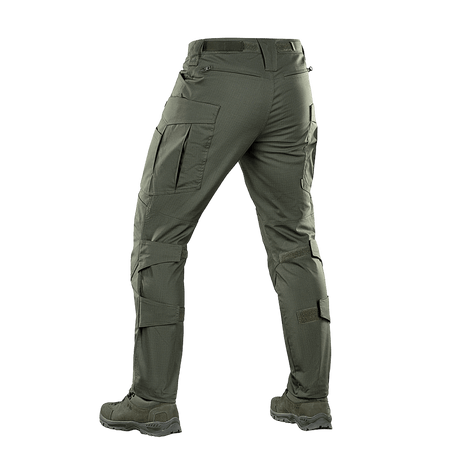 M-tac Taktiske Bukser Conquistador Gen. I Flex i grøn polycotton Rip-stop Flex til camping og udendørsaktiviteter
