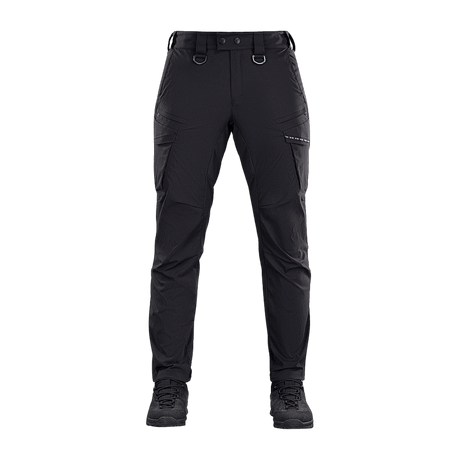 M-Tac Bukser Aggressor Summer Flex i sort letvægts Rip-Stop nylon med optimal åndbarhed, ideel til varmt vejr og taktisk brug.