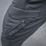 M-Tac Bukser Aggressor Summer Flex med let Rip-Stop nylonstof og lynlåslomme, ideel til varmt vejr og taktisk brug.