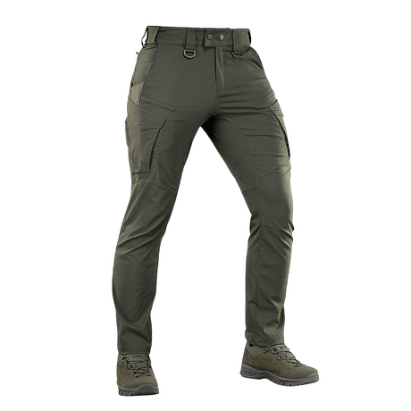 M-Tac Bukser Aggressor Summer Flex, lette og åndbare taktiske bukser i Rip-Stop nylon til sommerbrug, ideelle i varmt vejr.