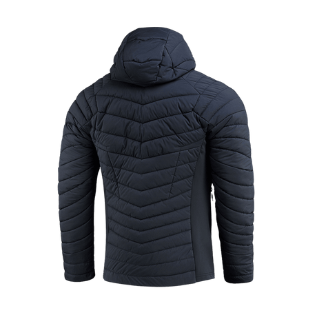 M-Tac Jarl Jakke set bagfra med hætte, fremstillet af Toray mechanical stretch nylon, ideel til beskytte mod kulde og vind.