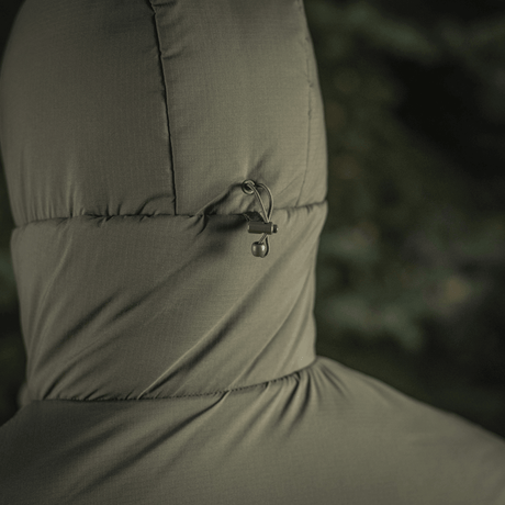 M-Tac Paladin Jakke viser detaljeret design med slidstærkt, vindtæt materiale, velegnet til temperaturer fra 0 til -15°C.