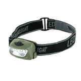 M-Tac Pandelygte 4+1 LED med elastisk hovedrem og flere lysfunktioner