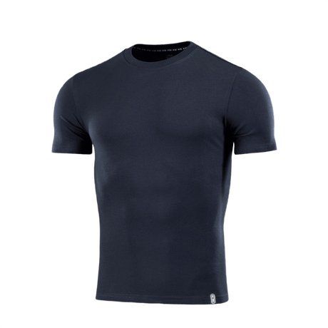 M-Tac T-shirt 93/7 i mørkeblå, komfortabel og holdbar, ideel til daglig og aktiv brug, lavet med 93% bomuld og 7% elastan