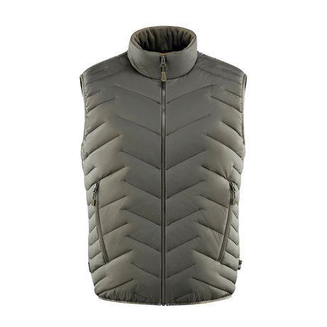 M-Tac Vytyaz Primaloft Vest i grøn, letvægtsvest med vandafvisende nylon, ideel til køligt vejr, giver komfort og varmeisolering.