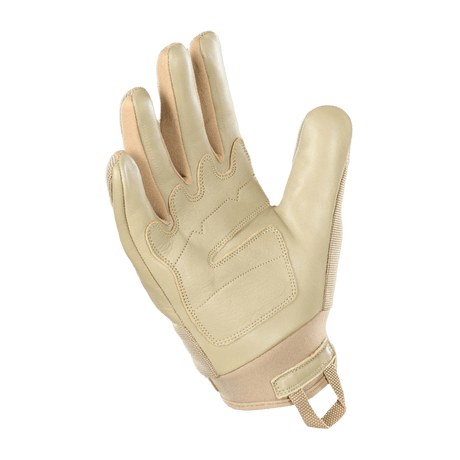 M-Tac Handsker Assault Tactical Mk.4 med non-slip læderhåndflade, dæmpende knoer og justerbar velcro til sikker pasform.