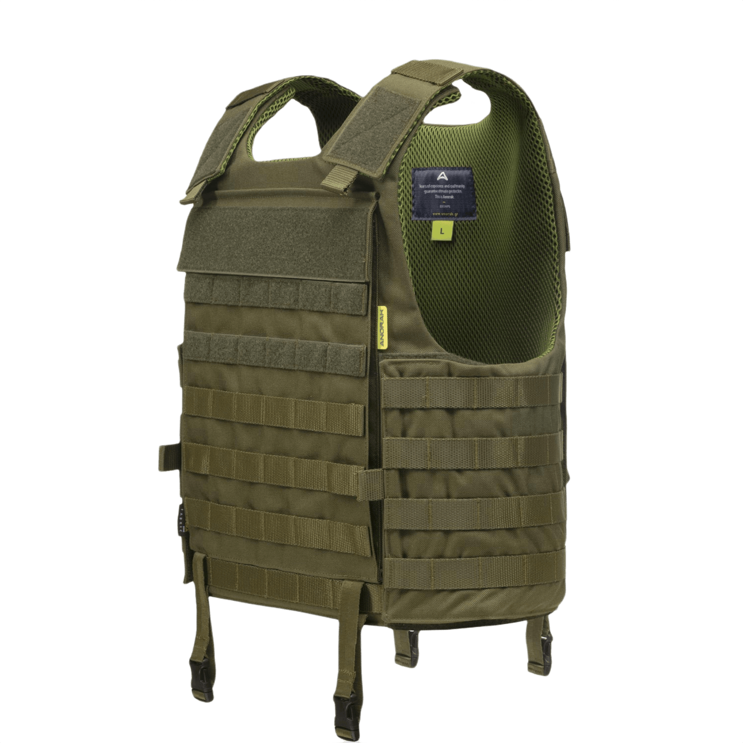 Anorak Niobium® Tactical I Stik & Skudsikker Vest med UHMWPE og UD Aramid, beskytter mod skydevåben og knive, robust design