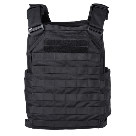 Elite Armor Plate Carrier i sort set bagfra